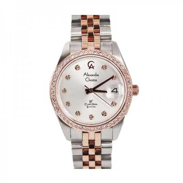 Alexandre christie AC 5012 Silver Rosegold White Man MDBTRSL Alexandre christie AC 5012 Silver Rosegold White Man MDBTRSL
